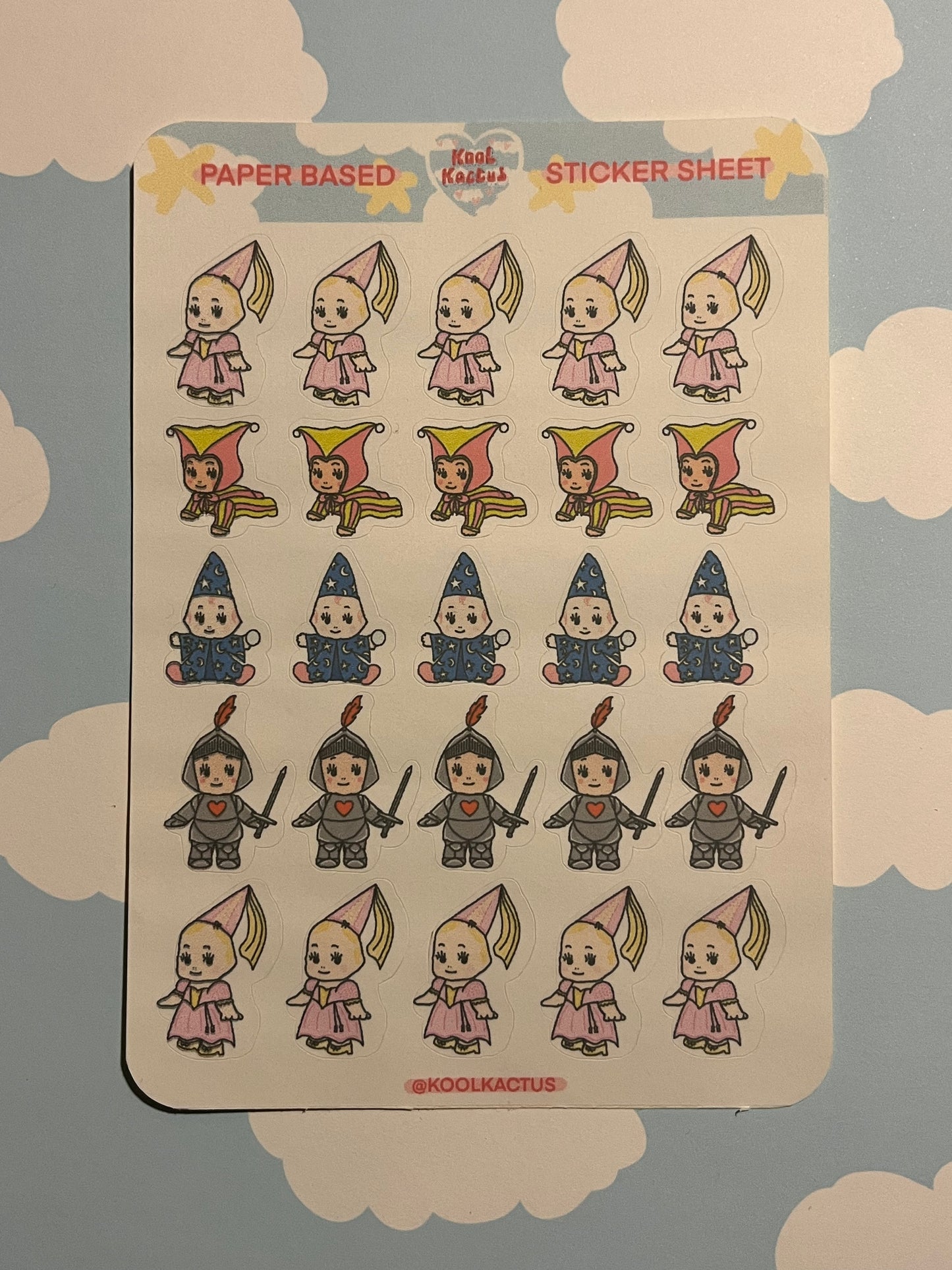 Ye Olde Kewpies - Matte Paper Sticker Sheet A5