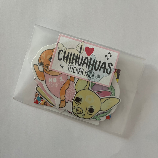 I <3 Chihuahuas Sticker Pack