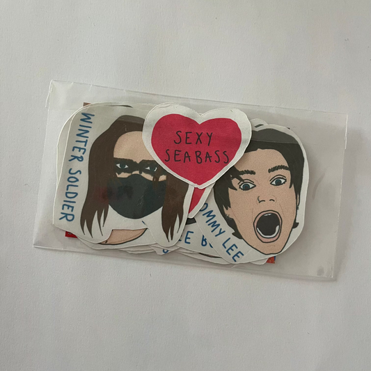 Sebastian Stan Sticker Pack
