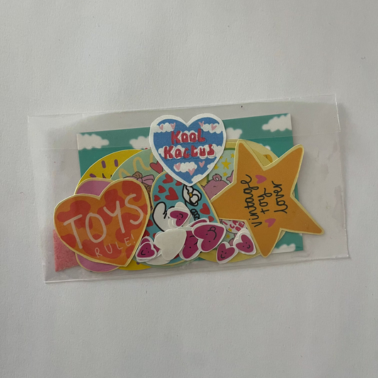 Vintage Toys Sticker Pack