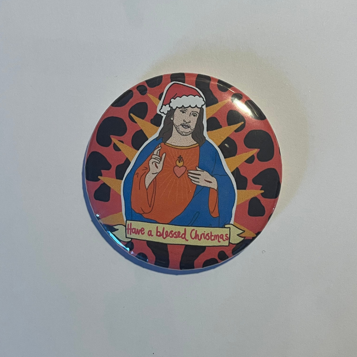 Jesus Christmas Badge
