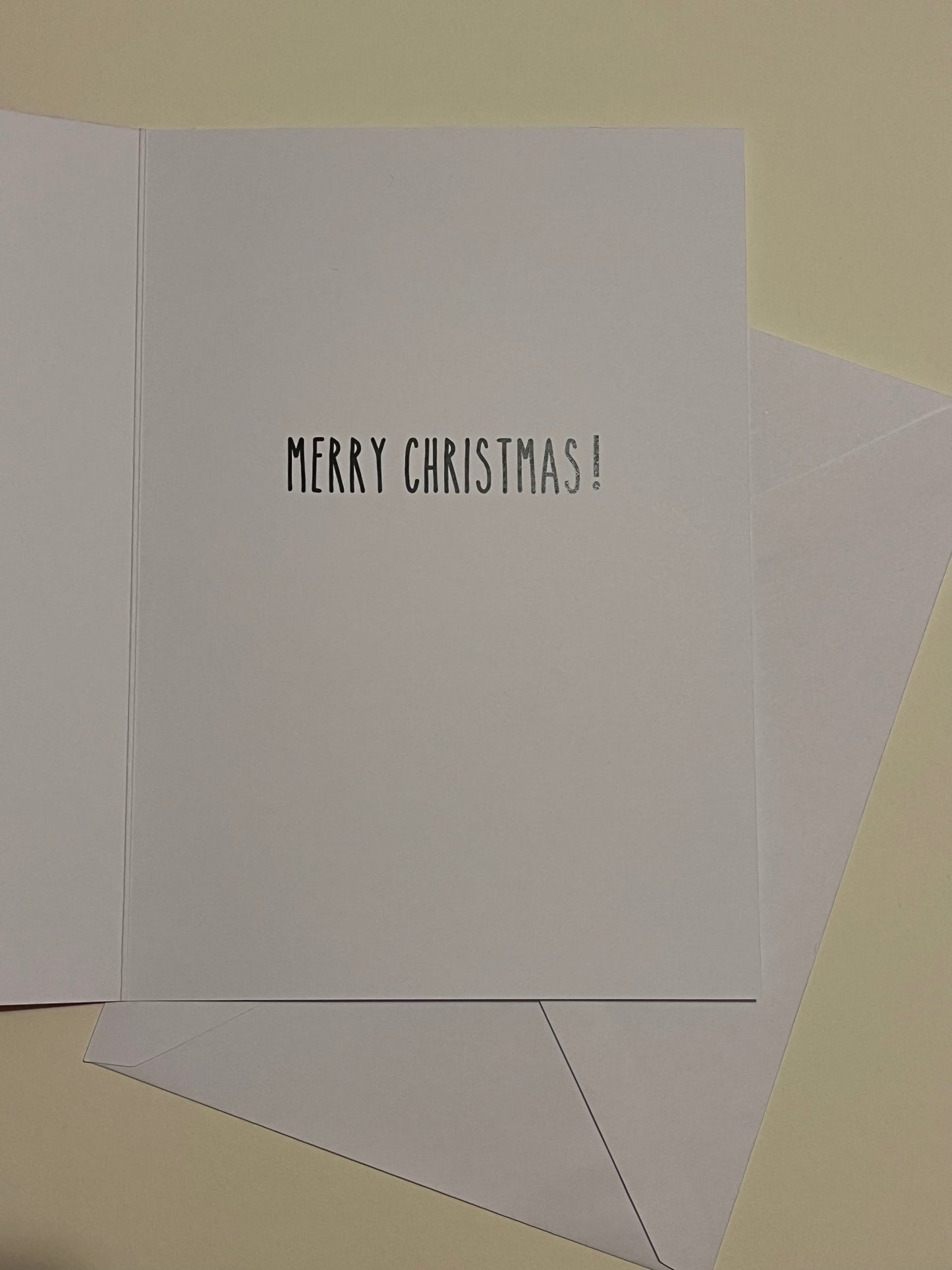 Kitsch Santa Christmas Card