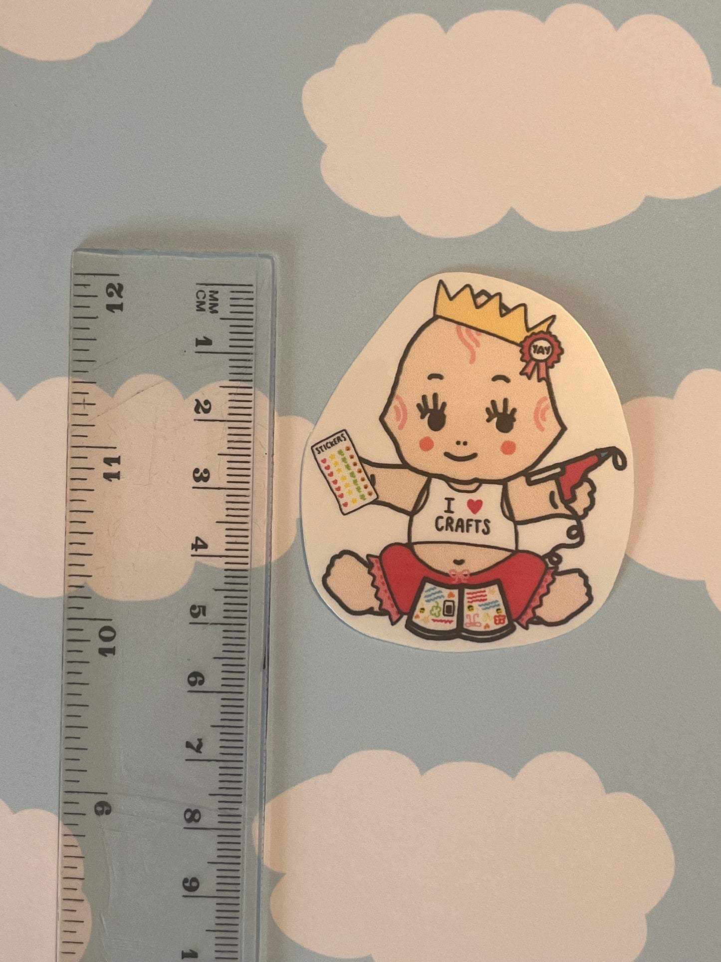 Crafty Kewpie - Vinyl Waterproof Sticker