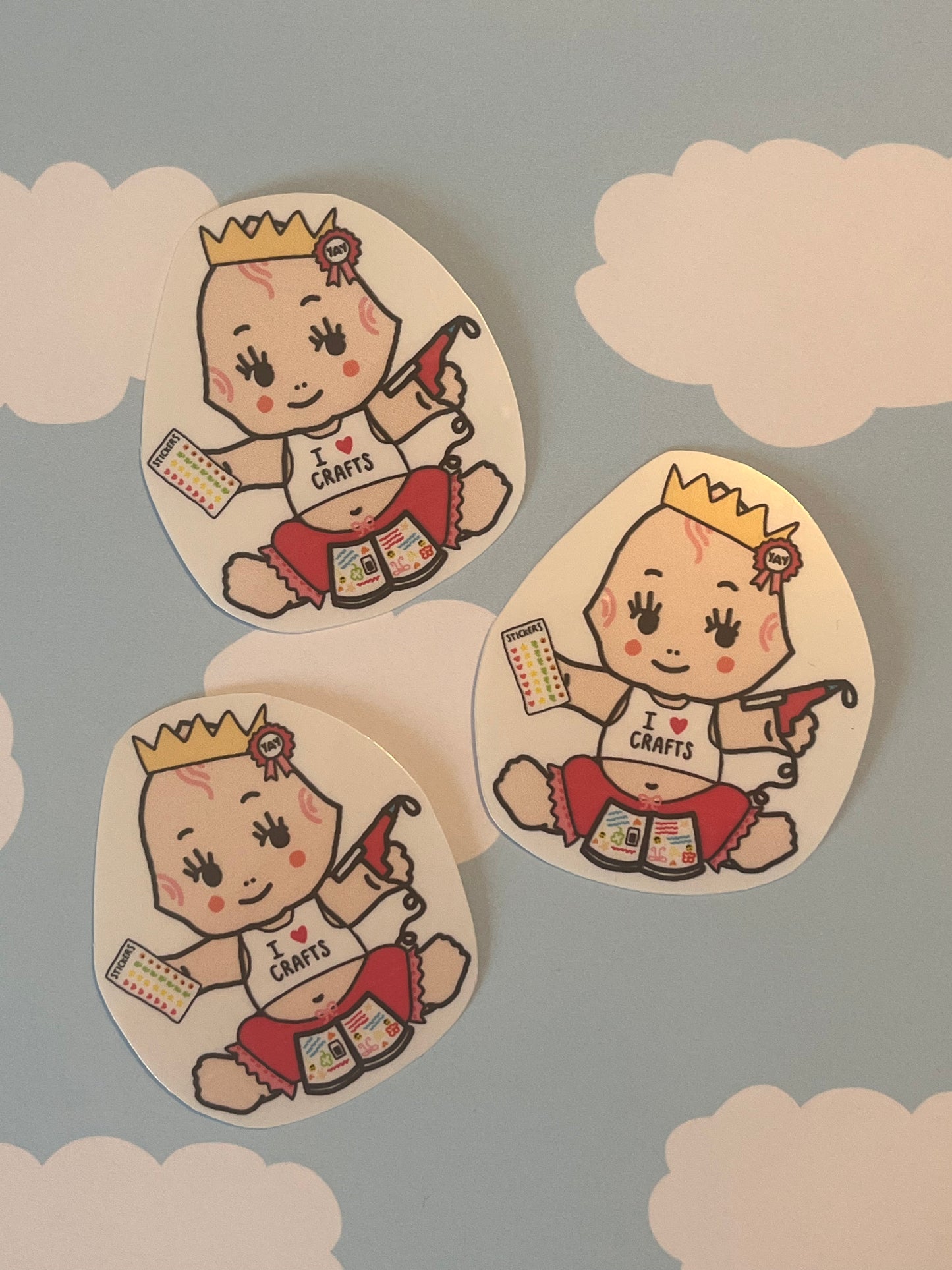 Crafty Kewpie - Vinyl Waterproof Sticker