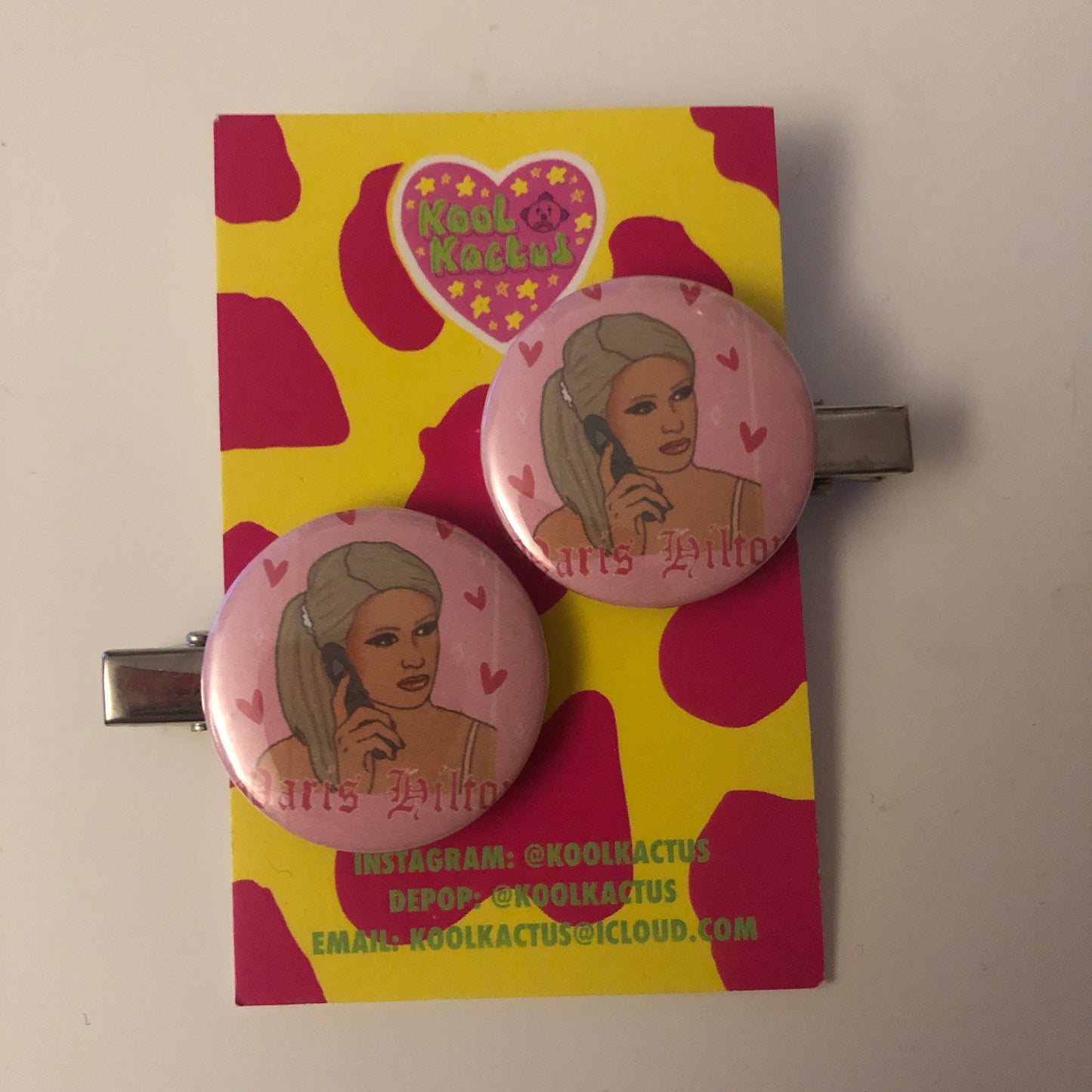 Paris Hilton Badge