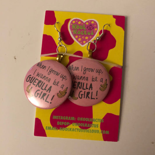 Guerrilla Girl Badge