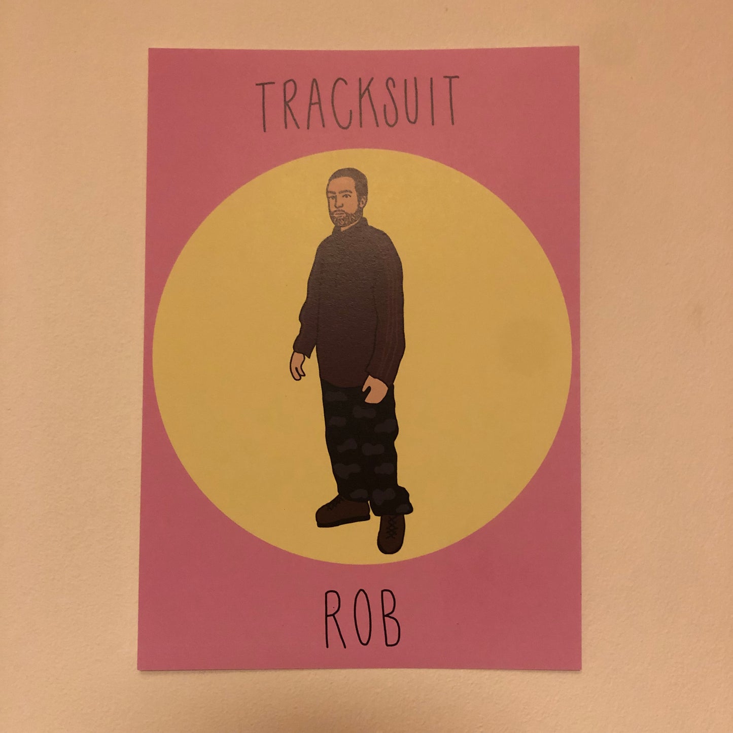 Tracksuit Rob A5 Print