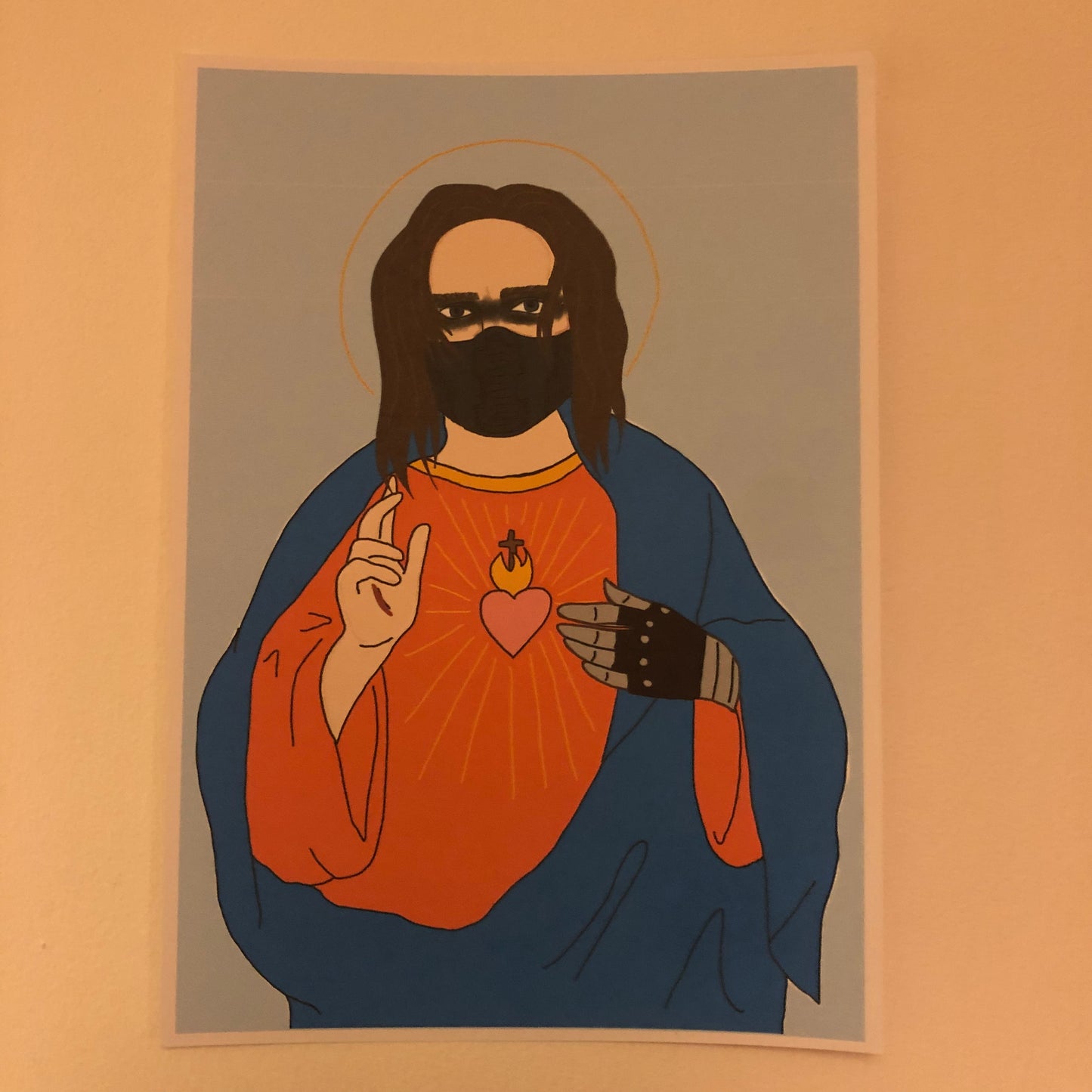 Winter Soldier Jesus A5 Print