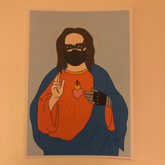 Winter Soldier Jesus A5 Print