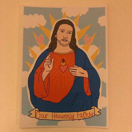 Kitsch Jesus A5 Print