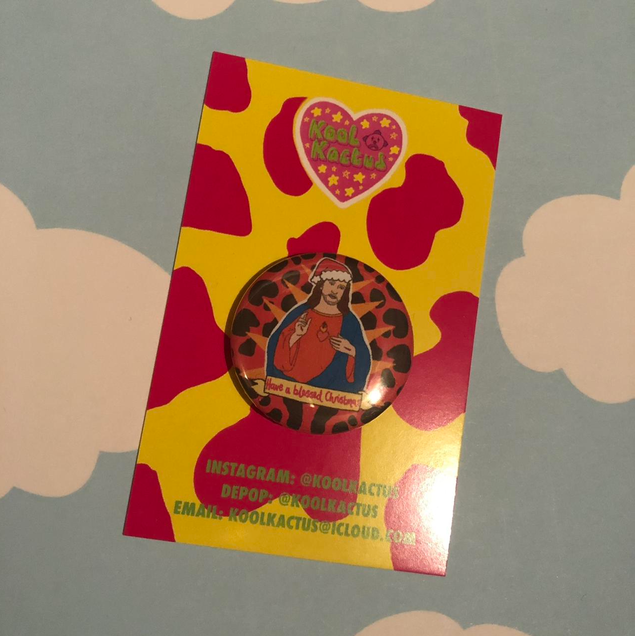 Jesus Christmas Badge