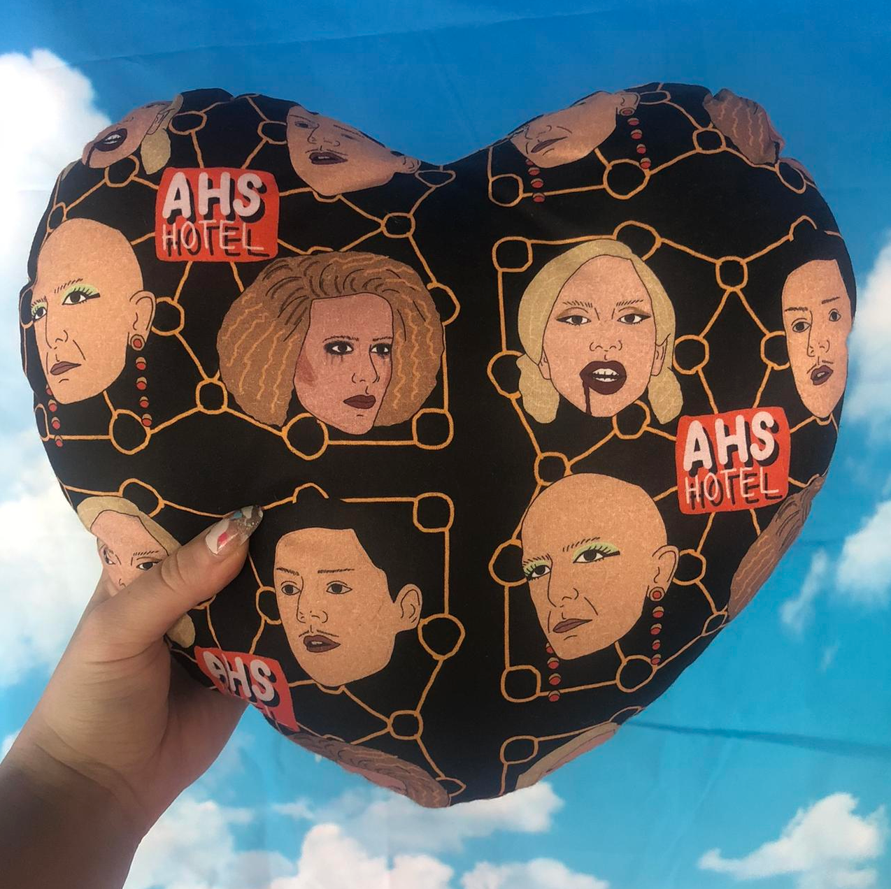 AHS Hotel Heart Pillow